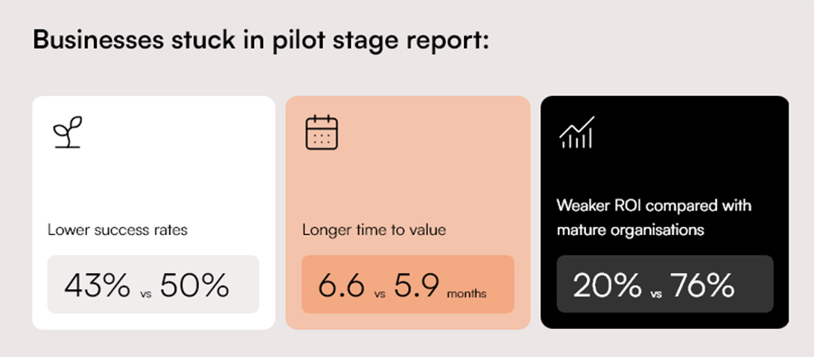 Businesses stuck in pilot stage report: Businesses stuck in pilot stage report: