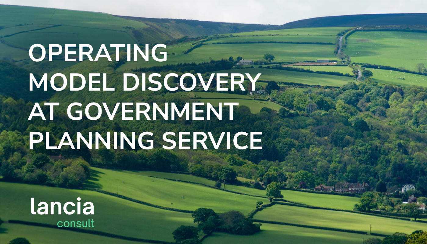 Lancia Consult supports discovery phase for operating model transformation 1 Lancia Consult supports discovery phase for operating model transformation