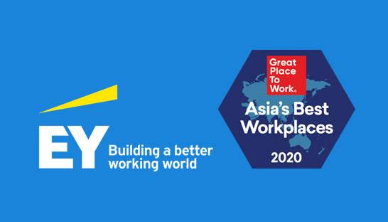 Ernst & Young named on Great Place to Work list as a top employer in Asia 