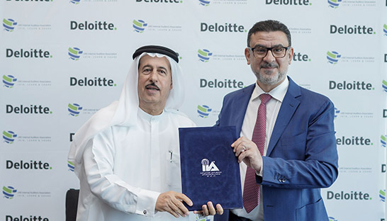 UAE internal audit association signs agreement with Deloitte