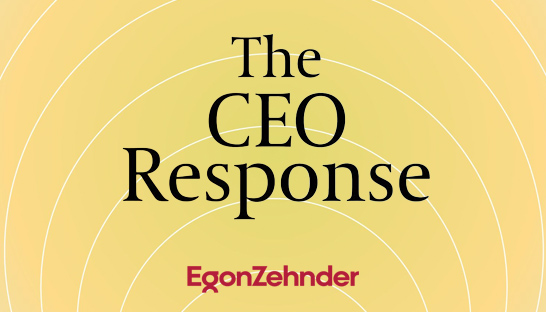 Egon Zehnder: Many CEOs embracing a new era of leadership