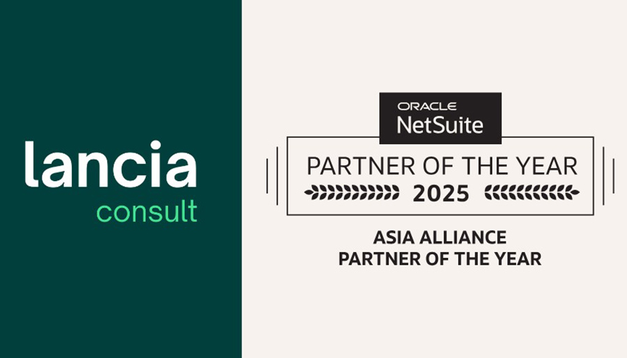 Oracle NetSuite names Lancia Consult its Asia Alliance Partner of the Year 2025