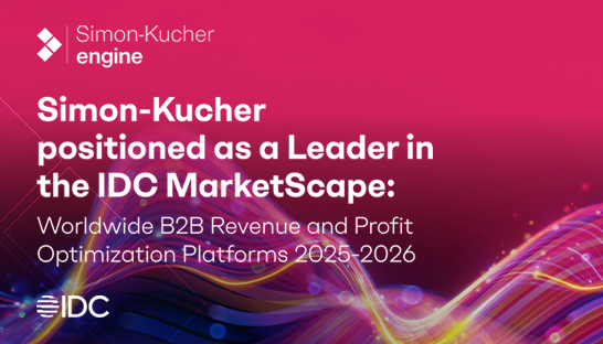 Simon-Kucher positioned as Leader in IDC MarketScape benchmark for B2B revenue and profit optimization platforms