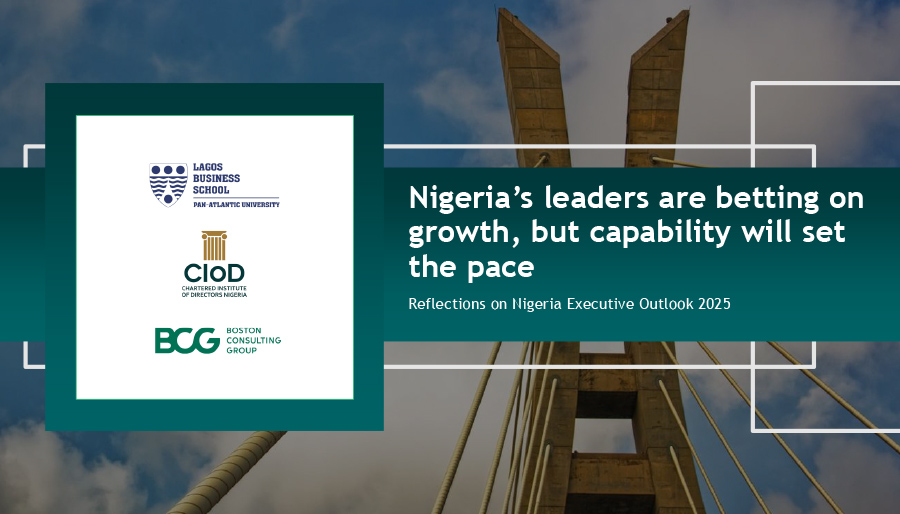 Nigerian business leaders pivot toward growth, with talent and AI key priorities