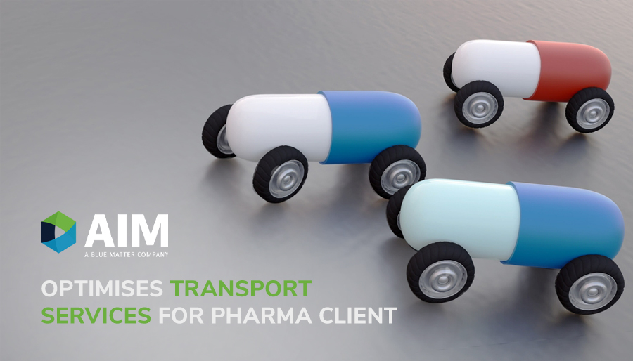 AIM optimises transport services for global pharmaceutical client