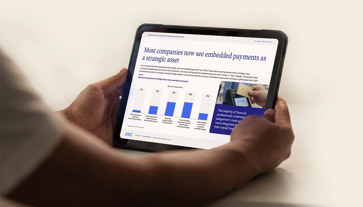 Just one-in-ten firms use embedded payments despite perceived benefits