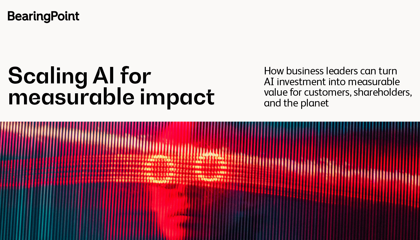 BearingPoint analysis: AI delivers value, but only 13% of organizations scale as planned