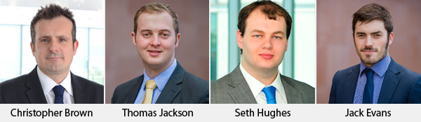 Christopher Brown, Thomas Jackson, Seth Hughes, Jack Evans