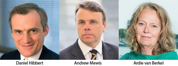 Daniel Hibbert, Andrew Mewis, Ardie van Berkel