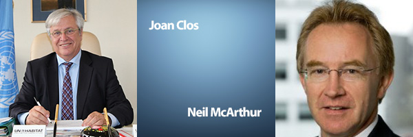 Joan Clos and Neil McArthur
