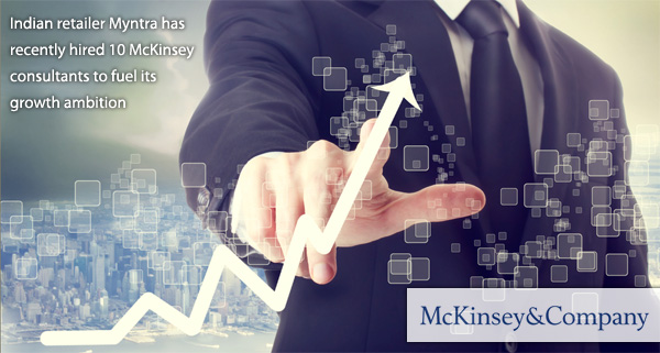 Myntra hired 10 McKinsey consultants