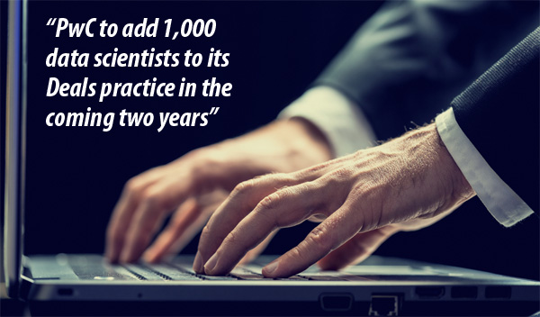 PwC to add 1000 data scientists