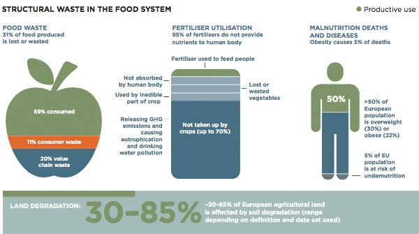 Structural waste in food system