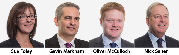 Sue Foley, Gavin Markham and Oliver McCulloch, Nick Salter